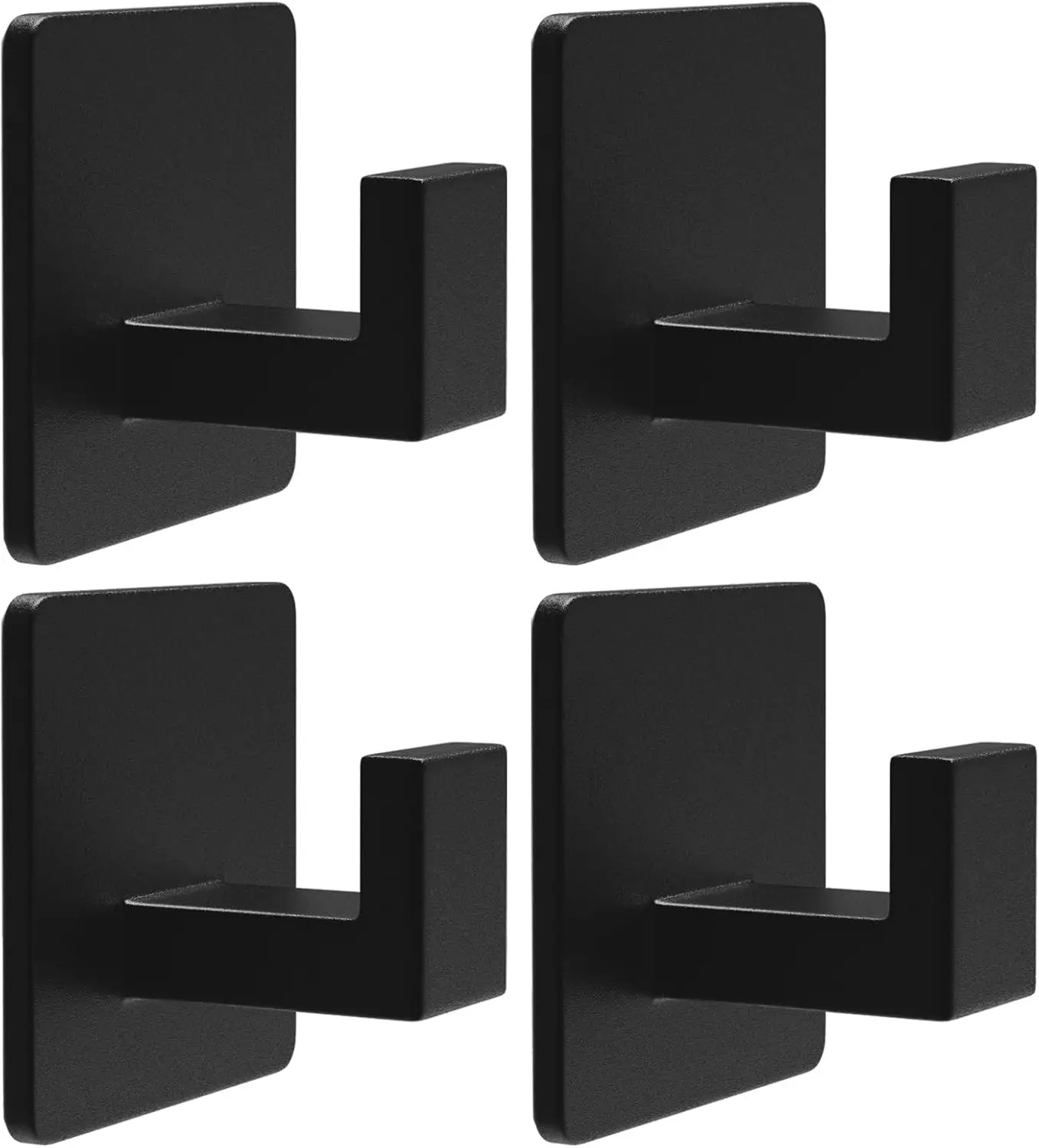4 Pack Adhesive Towel Hooks Heavy Duty Wall Hooks for Hanging Coats Hats Towels Robes in Kitchen Bathroom Black
4 Pack Adhesive Towel Hooks Heavy Duty Wall Hooks for Hanging Coats Hats Towels Robes in Kitchen Bathroom Black