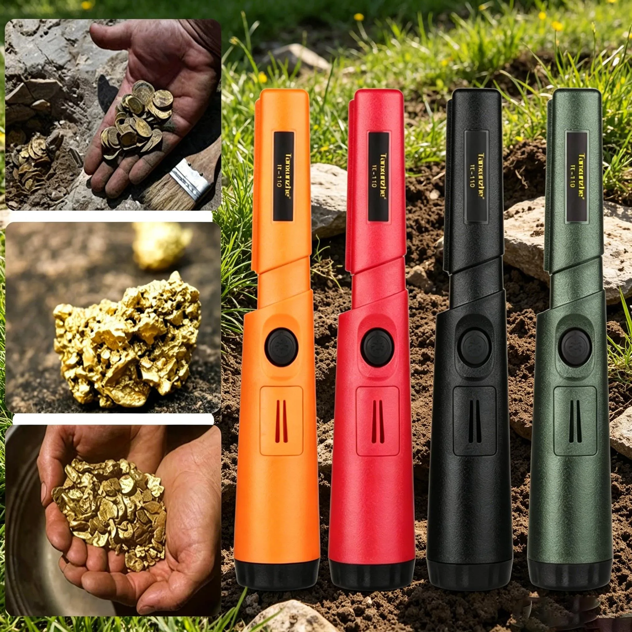 TC-110 Handheld Metal Pinpointer Detector IP68 Waterproof With Anti-scratch Protective Cover
TC-110 Handheld Metal Pinpointer Detector IP68 Waterproof With Anti-scratch Protective Cover