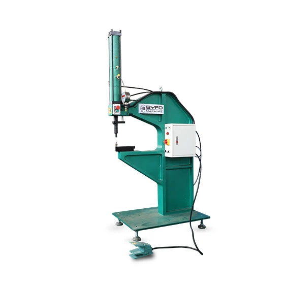 Automatic Pneumatic Sheet Metal Clinching Rivet Press Making Riveting Machine
Automatic Pneumatic Sheet Metal Clinching Rivet Press Making Riveting Machine