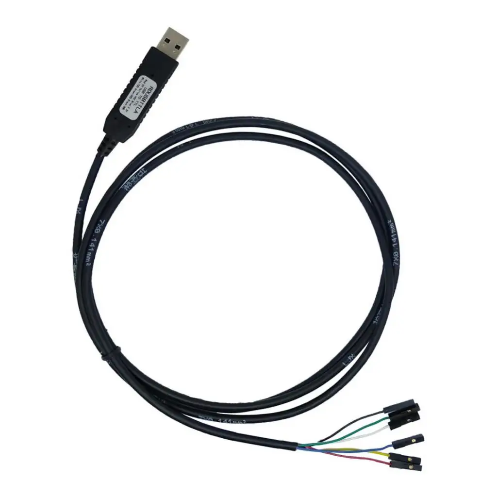 USB to TTL Adapter Cable TPE Material with Power and Status Lights for NEC MCU Router Communication