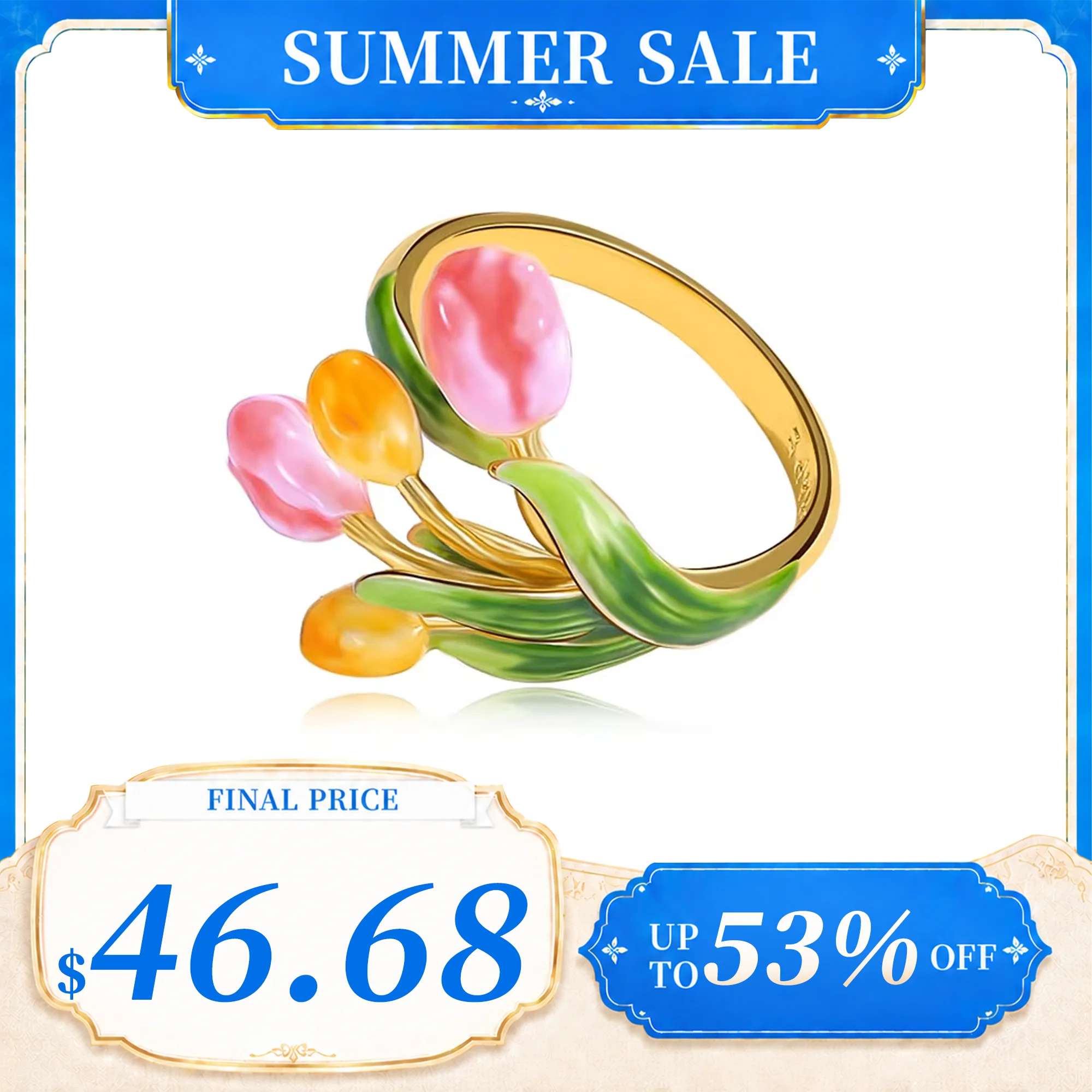 Juicy Grape Enamel Ring Women's Adjustable 18K Gold Floral Jewelry Gift 2026 New Fashion Jewelry Tulip Ring for Your Loved One
Juicy Grape Enamel Ring Women's Adjustable 18K Gold Floral Jewelry Gift 2026 New Fashion Jewelry Tulip Ring for Your Loved One