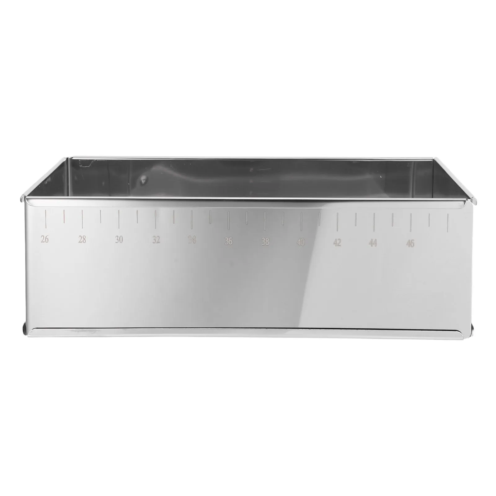 Stainless Steel Rectangle Cake Mold Adjustable Baking Frame for Mousse Cakes Tiramisu Cheesecake Kitchen .8in 18.5in
Stainless Steel Rectangle Cake Mold Adjustable Baking Frame for Mousse Cakes Tiramisu Cheesecake Kitchen .8in 18.5in