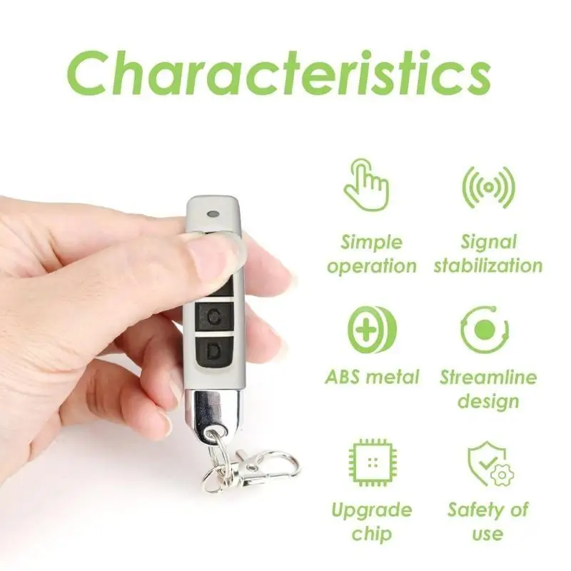 652F Garage Door Remote Control Seamless Control for Home and Store Roller Shutters
652F Garage Door Remote Control Seamless Control for Home and Store Roller Shutters