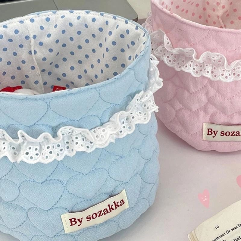 652F Simple Korean Design Fabric Storage Basket For Desk Organization And Maintaining A Neat And Clean Environment
652F Simple Korean Design Fabric Storage Basket For Desk Organization And Maintaining A Neat And Clean Environment