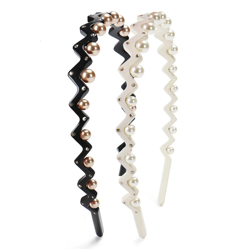 New A French Design Pearl Hair Band for Women Girls Luxury Rhinestones Acetate Hair Accessory Ornament Jewelry, Ponytail Holder
New A French Design Pearl Hair Band for Women Girls Luxury Rhinestones Acetate Hair Accessory Ornament Jewelry, Ponytail Holder