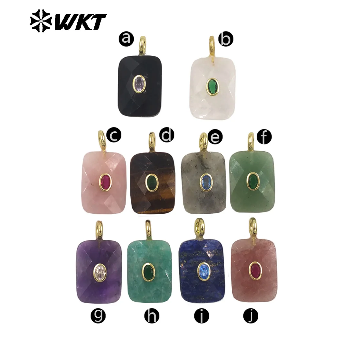 WT-P2107 Smooth And Texture Gemstone For Jewelry Accessories Fine Strawberry Quartz Lapics With Colored Zircon Paved
WT-P2107 Smooth And Texture Gemstone For Jewelry Accessories Fine Strawberry Quartz Lapics With Colored Zircon Paved