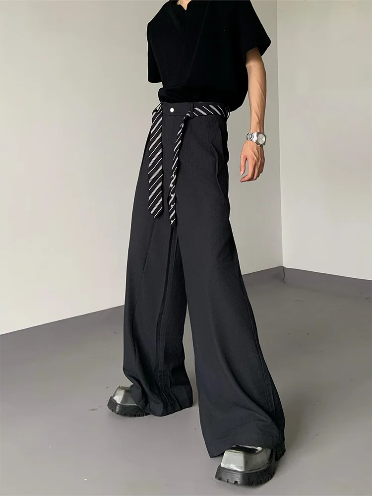 Мужские широкие брюки-палаццо: модные, свободные, длиной в пол, из комфортной хлопковой смеси, повседневные
Мужские широкие брюки-палаццо: модные, свободные, длиной в пол, из комфортной хлопковой смеси, повседневные