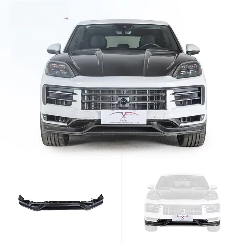 Car Modification Matte Carbon Fiber Front Bumper Front Lip Spoiler Suitable for Porsche Cayenne 2024 9Y0.2 Body Kit Upgrade
Car Modification Matte Carbon Fiber Front Bumper Front Lip Spoiler Suitable for Porsche Cayenne 2024 9Y0.2 Body Kit Upgrade