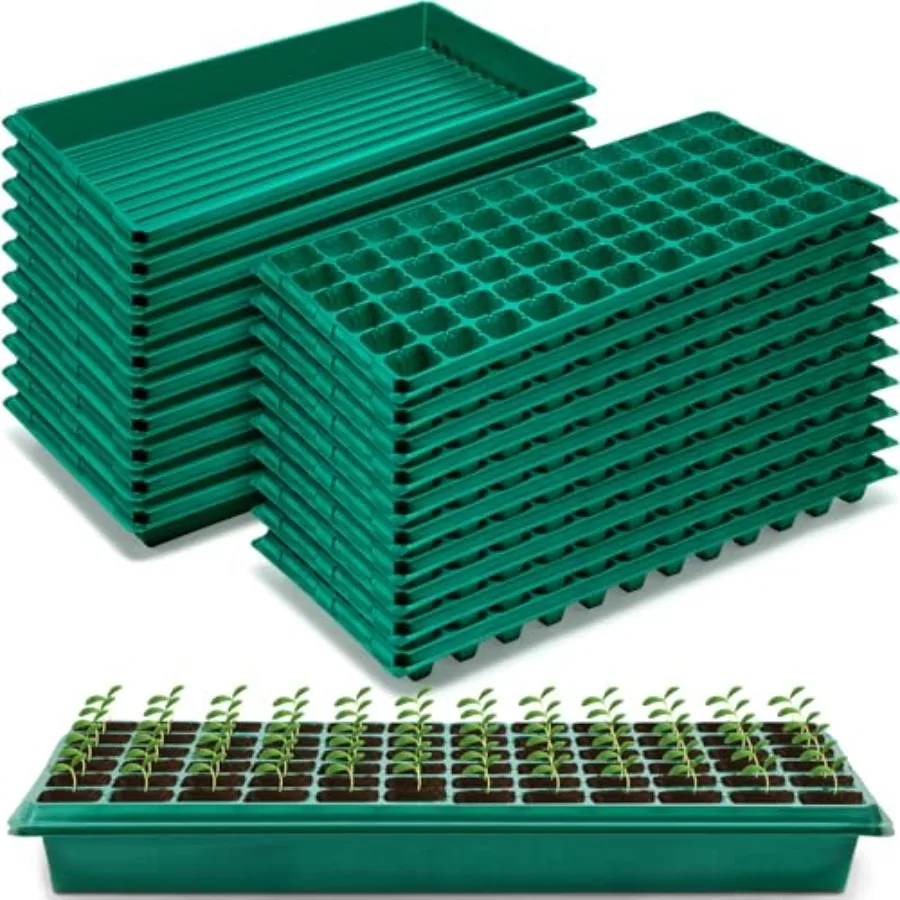Pcs Seed Starter Kit 72 Cell Seedling Starting Trays and Trays No Holes Plant Growing Nursery Pots for Gardening Germination Pr
Pcs Seed Starter Kit 72 Cell Seedling Starting Trays and Trays No Holes Plant Growing Nursery Pots for Gardening Germination Pr