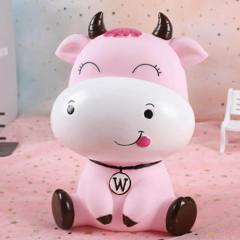 Cute Cattle Money Boxes Beauty Decoration Clear Unique Luxury Modern Cream Design Piggy Bank Piggy Bank Cofre Home Decoration
Cute Cattle Money Boxes Beauty Decoration Clear Unique Luxury Modern Cream Design Piggy Bank Piggy Bank Cofre Home Decoration