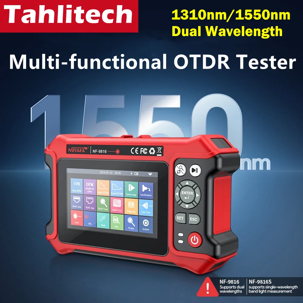 Оптический рефлектометр OTDR IPC Tester 10G с двумя измерителями мощности (OPM), многофункциональный, с функциями OPM, OLS, VFL, Map, 1310/1550 нм
Оптический рефлектометр OTDR IPC Tester 10G с двумя измерителями мощности (OPM), многофункциональный, с функциями OPM, OLS, VFL, Map, 1310/1550 нм