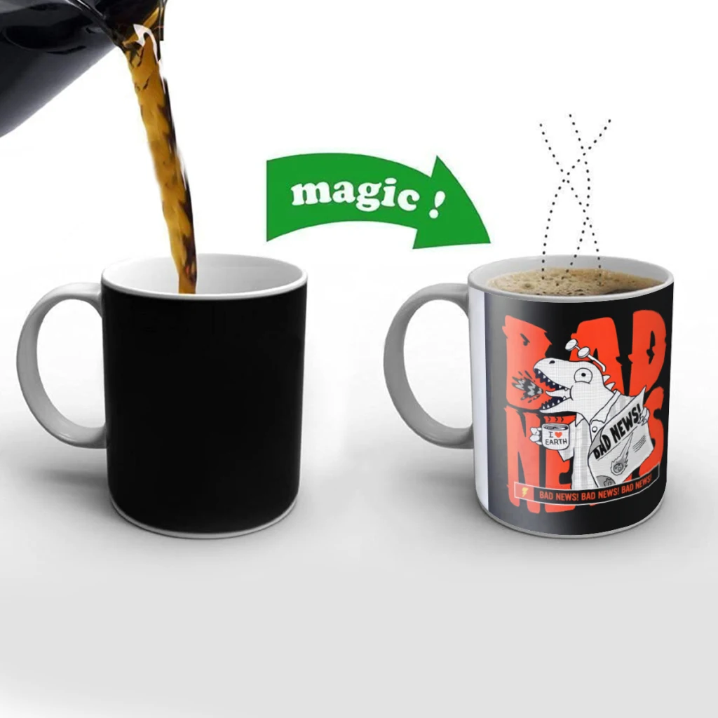 Bad News Creativity Change Color Chang mug Ceramic mug Hot Coffee Cup Breakfast Cup Mug Friend Gift
Bad News Creativity Change Color Chang mug Ceramic mug Hot Coffee Cup Breakfast Cup Mug Friend Gift
