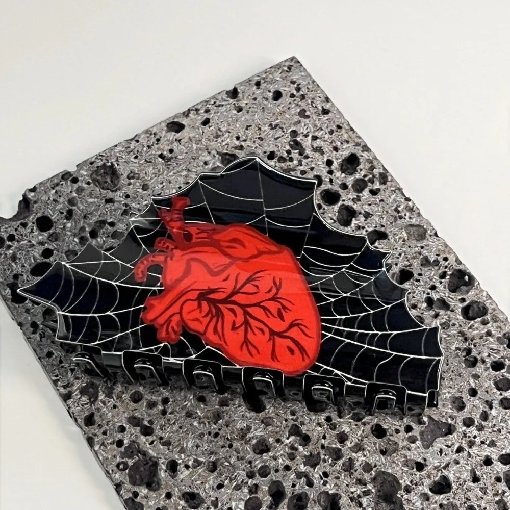 Fashion Witch Hat Halloween Hair Claw Heart Spider Web Pumpkin Hairpin Skeleton Bat Ghost Hair Clip Girls
Fashion Witch Hat Halloween Hair Claw Heart Spider Web Pumpkin Hairpin Skeleton Bat Ghost Hair Clip Girls