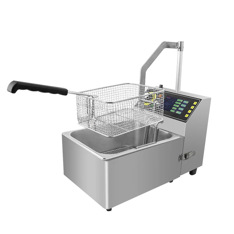 Desktop Intelligent Automatic Lifting Frying French Fries Frying Meatballs Furnace Commercial Machine Can Be Wholesale
Desktop Intelligent Automatic Lifting Frying French Fries Frying Meatballs Furnace Commercial Machine Can Be Wholesale