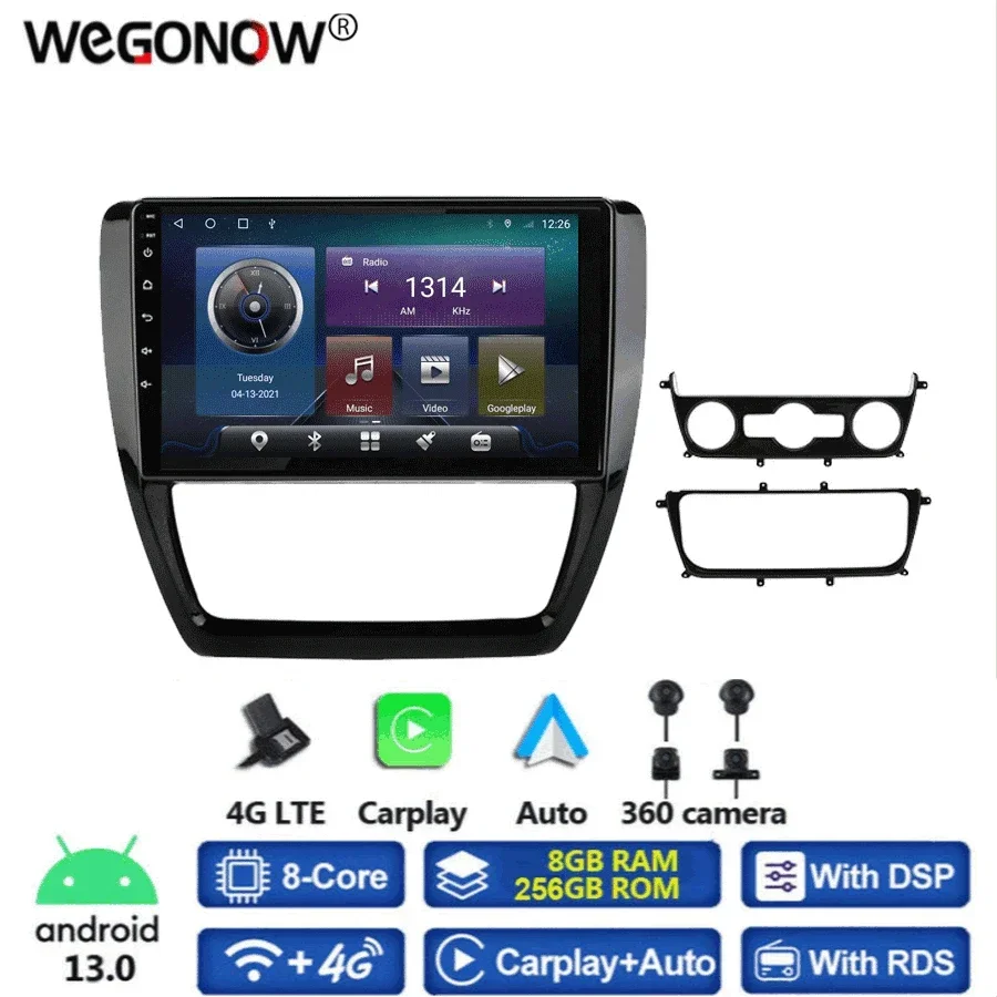 360 панорамная камера 8G + 256G Android 13 автомобильный DVD-плеер GPS карта WIFI Bluetooth 5,0 RDS радио для VW Sagitar Jetta Bora 2011-2018
360 панорамная камера 8G + 256G Android 13 автомобильный DVD-плеер GPS карта WIFI Bluetooth 5,0 RDS радио для VW Sagitar Jetta Bora 2011-2018