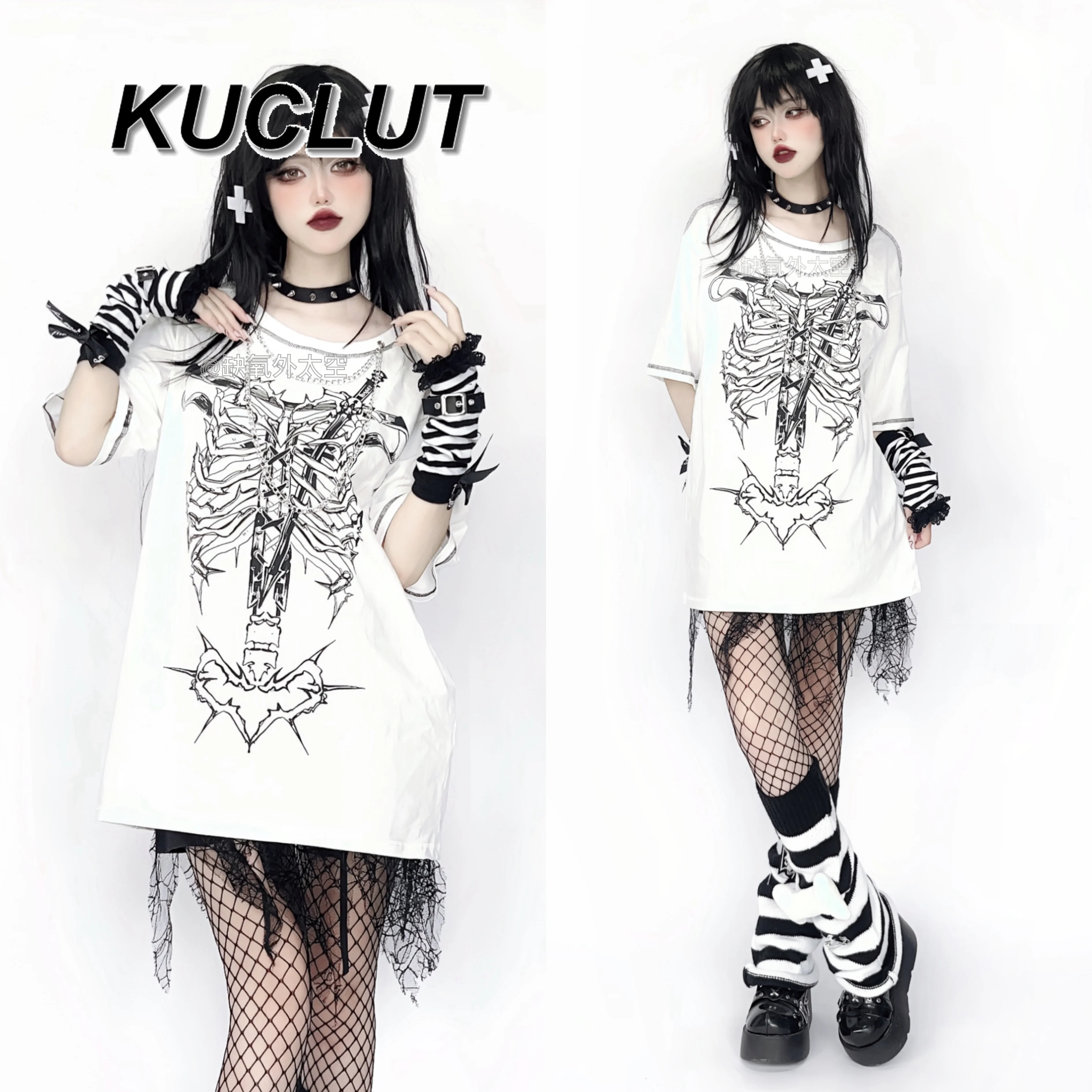 Y2k Punk Style Subculture Short Sleeves Tee Fashion Loose T-shirt 2025 New Casual Crew Neck Tshirt Summer Women's Tops
Y2k Punk Style Subculture Short Sleeves Tee Fashion Loose T-shirt 2025 New Casual Crew Neck Tshirt Summer Women's Tops