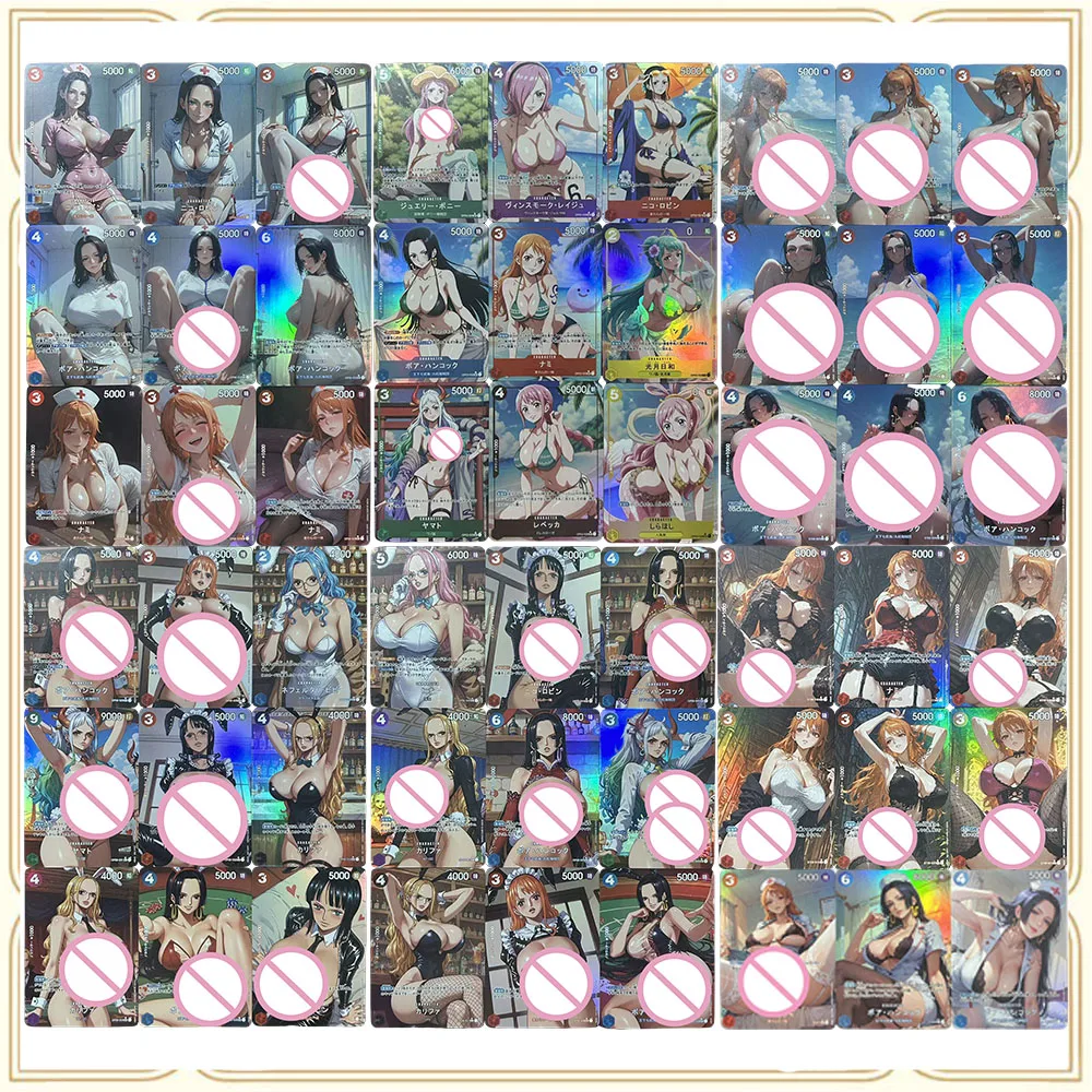 9PC/Set Anime One Piece DIY ACG Yamato Perona Nico Robin Sexy Games Premium Glitter Collectible Card Christmas Birthday Gifts
9PC/Set Anime One Piece DIY ACG Yamato Perona Nico Robin Sexy Games Premium Glitter Collectible Card Christmas Birthday Gifts