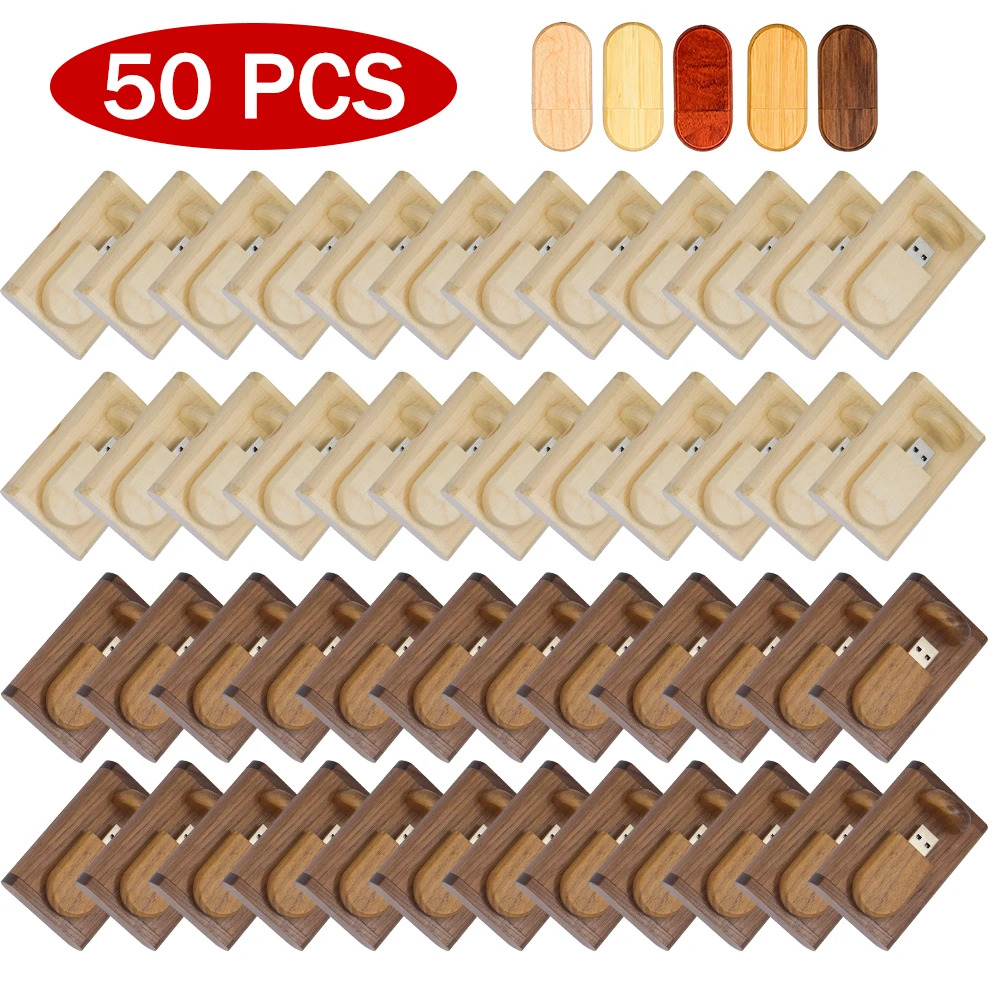 50PCS LOT Wooden USB Flash Drive 128GB Free Custom Logo Memory Stick 64GB Creative Gift Box Pendrive 32GB Real Capacity U Disk
50PCS LOT Wooden USB Flash Drive 128GB Free Custom Logo Memory Stick 64GB Creative Gift Box Pendrive 32GB Real Capacity U Disk