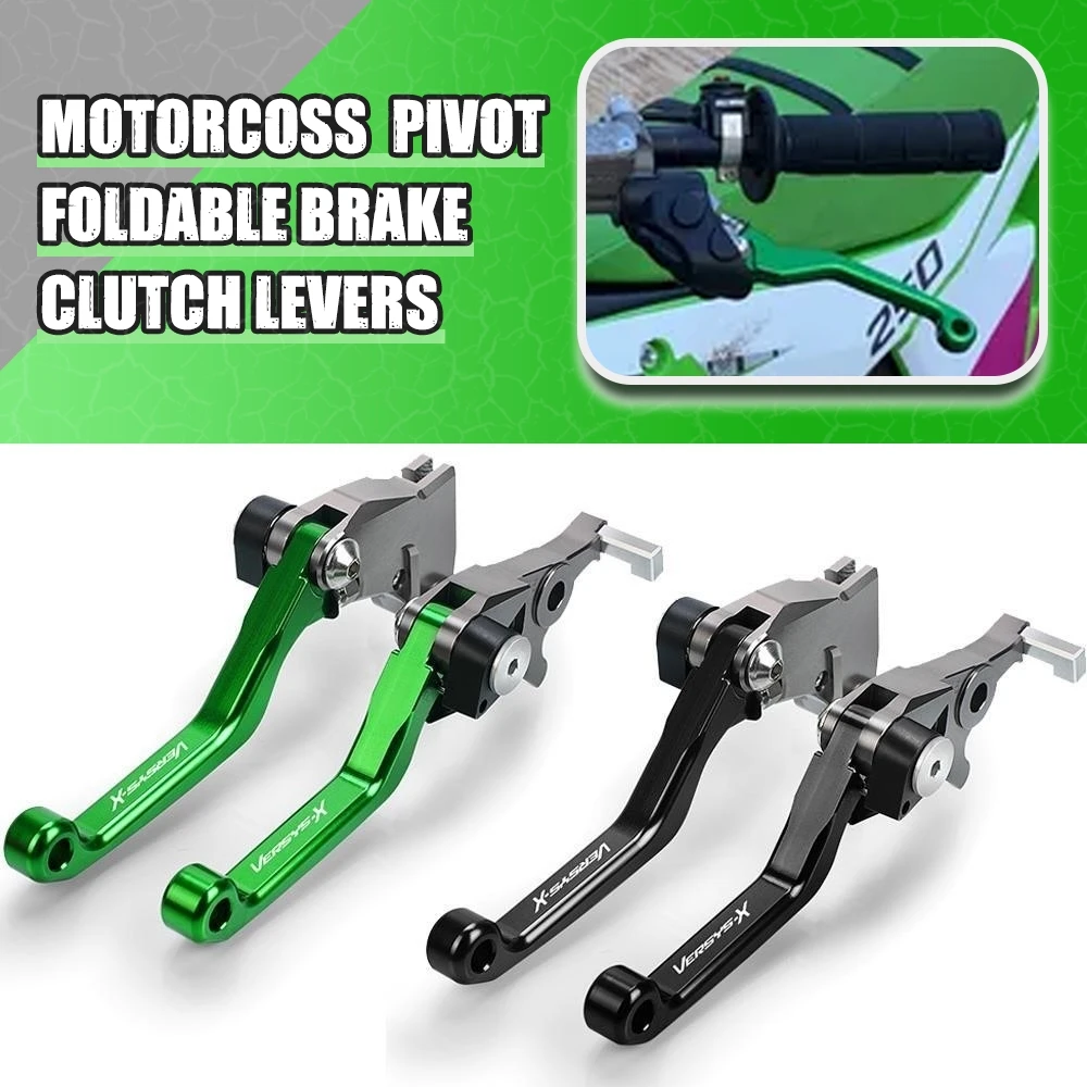 For Kawasaki VERSYS-X250 VERSYS-X300 VERSYS-X 250 300 2017 2018 2019 Motorcoss CNC Dirt Bike Pivot Foldable Brake Clutch Levers
For Kawasaki VERSYS-X250 VERSYS-X300 VERSYS-X 250 300 2017 2018 2019 Motorcoss CNC Dirt Bike Pivot Foldable Brake Clutch Levers