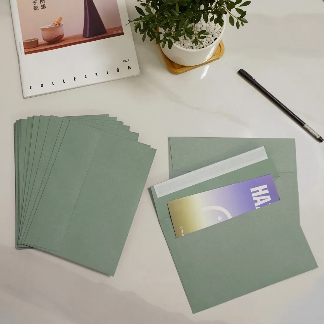 50pcs Envelope Green Western Style Business Supplies Paper Invitations Postcards Letter Gift Packing Wedding Stationery
50pcs Envelope Green Western Style Business Supplies Paper Invitations Postcards Letter Gift Packing Wedding Stationery