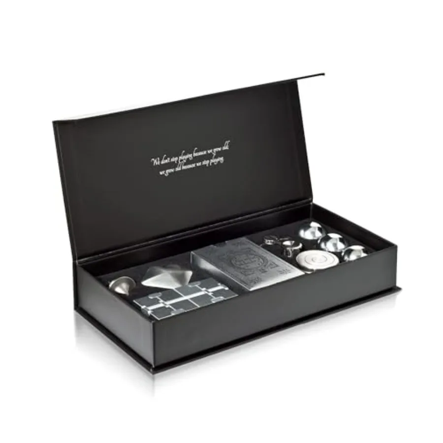 Набор для снятия стресса Executive Fidget Set: роскошные металлические настольные игрушки для взрослых, премиум-класса, для снятия стресса и в качестве подарка для руководителя.
Набор для снятия стресса Executive Fidget Set: роскошные металлические настольные игрушки для взрослых, премиум-класса, для снятия стресса и в качестве подарка для руководителя.