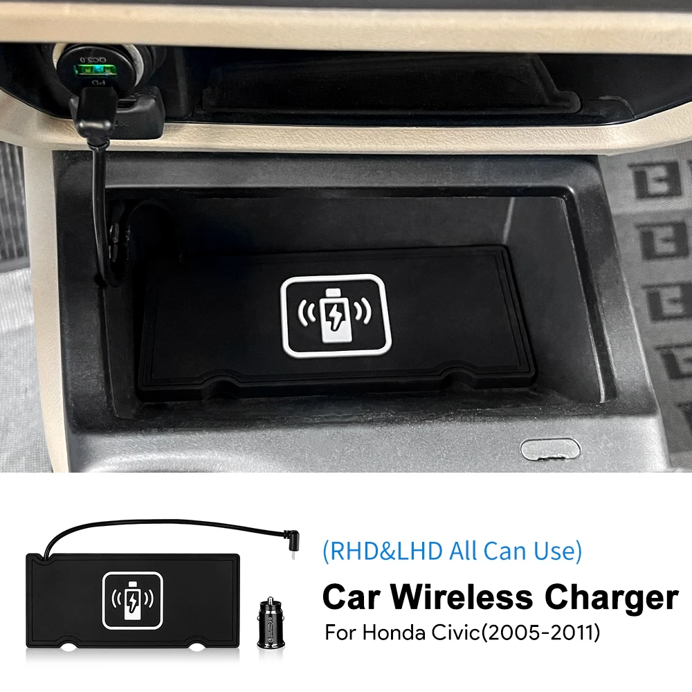 For Honda Civic 2005 2006-2011 Car Wireless Charger Pad Fast Charging Center Console Organizer Interior Modification Accessorie
For Honda Civic 2005 2006-2011 Car Wireless Charger Pad Fast Charging Center Console Organizer Interior Modification Accessorie
