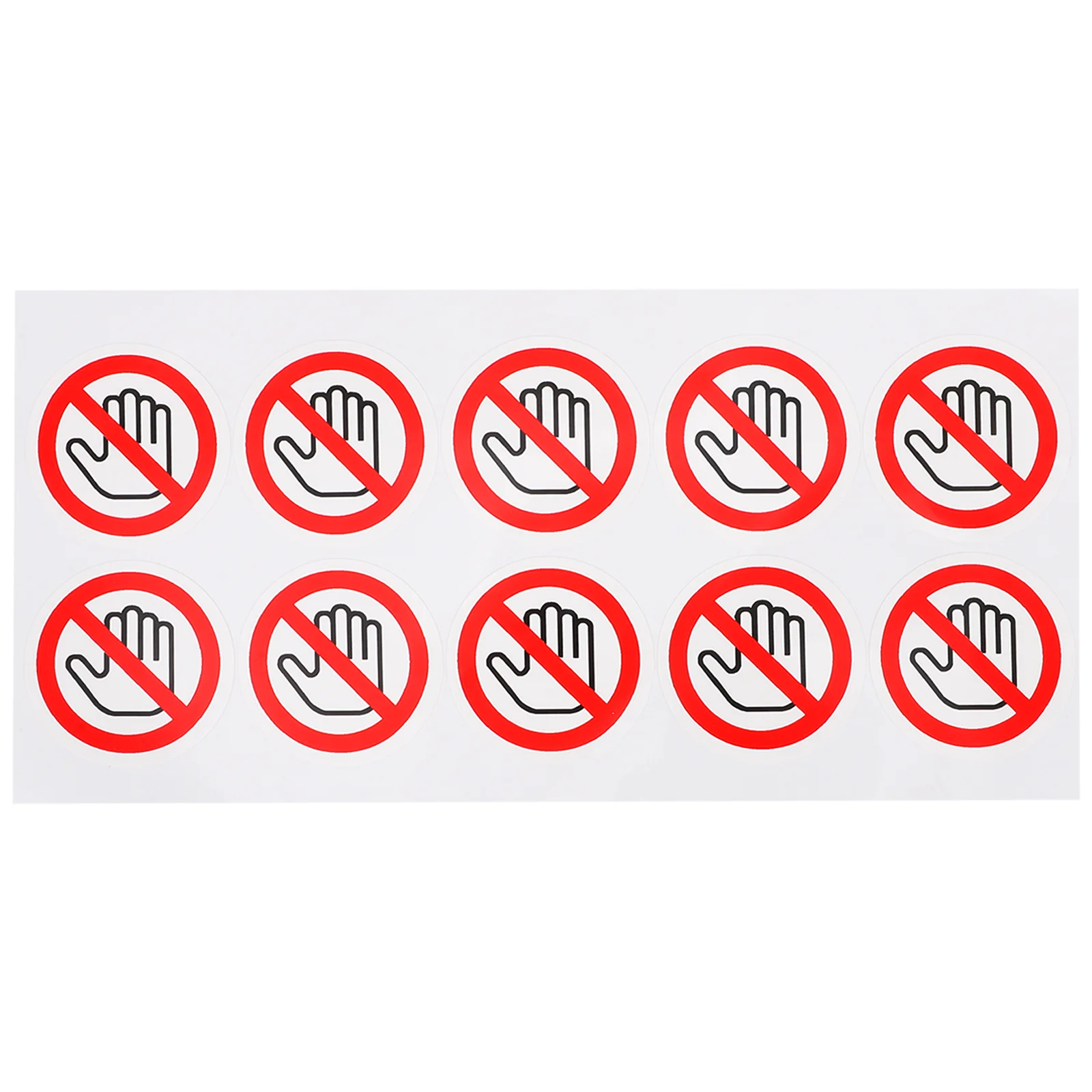 10 Pcs No Touching Labels 40mm Round Safety Stickers Waterproof Car Instrument Mechanical Signs Traffic Warning
10 Pcs No Touching Labels 40mm Round Safety Stickers Waterproof Car Instrument Mechanical Signs Traffic Warning