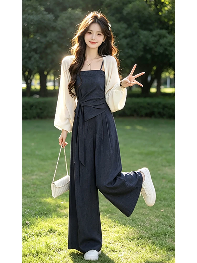 Korean Style Fashionable Ageless Women's Set Beautiful Gentle Unique Stylish Spring Casual Wear Three-Piece Suit T-Shirt
Korean Style Fashionable Ageless Women's Set Beautiful Gentle Unique Stylish Spring Casual Wear Three-Piece Suit T-Shirt