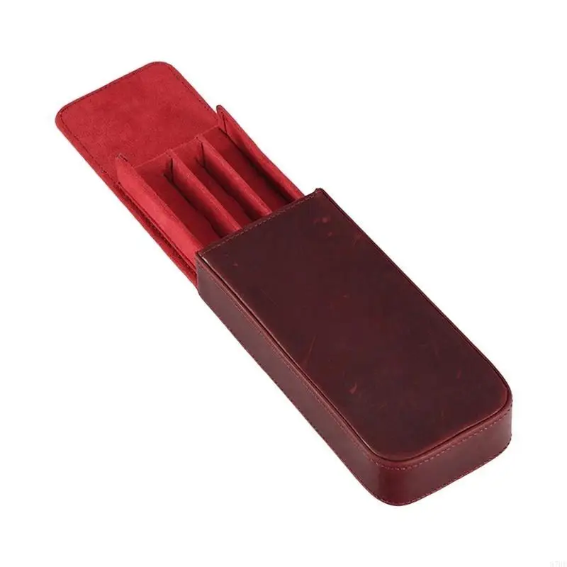 Vintage Leather Fountain Pen Case Portable Fountain Pen Holder Pull Push Pen Case For Men Women School Office Travel
Vintage Leather Fountain Pen Case Portable Fountain Pen Holder Pull Push Pen Case For Men Women School Office Travel