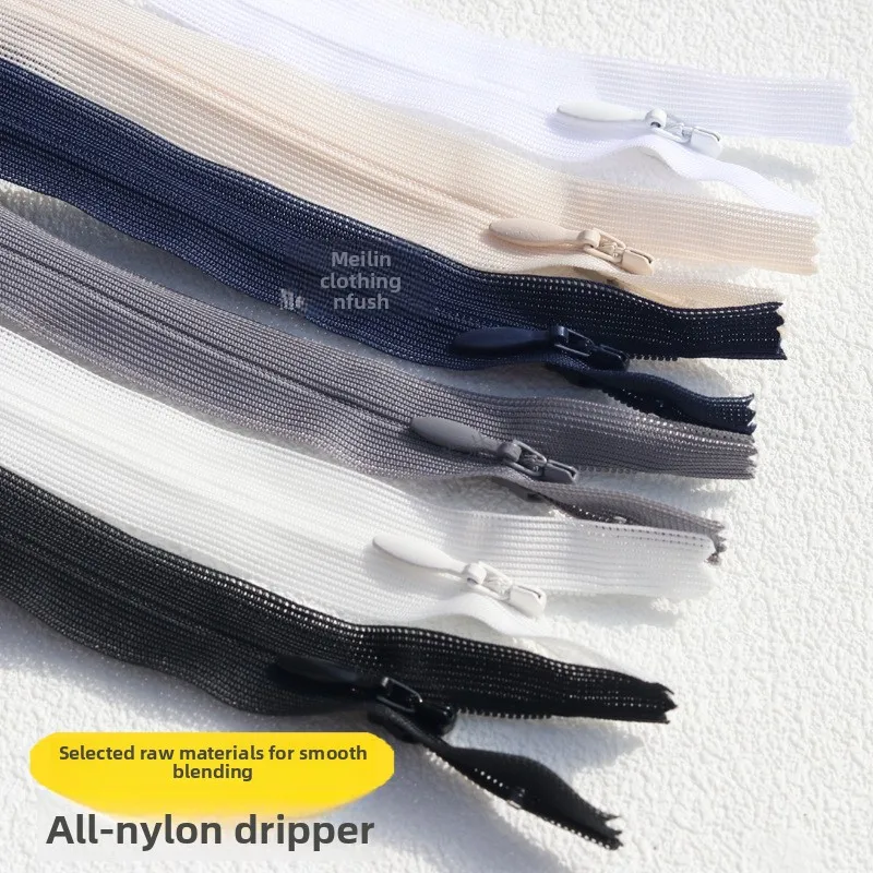 100 Pieces 60CM Manufacturer Spot YKK2 Silk Edge Invisible Zipper Dress Waist Skirt Throw Pillow Nylon Zipper
100 Pieces 60CM Manufacturer Spot YKK2 Silk Edge Invisible Zipper Dress Waist Skirt Throw Pillow Nylon Zipper
