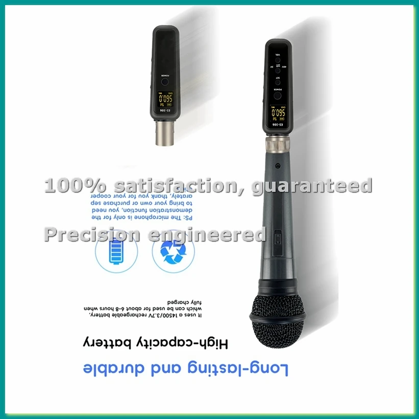 Uhf Wireless Microphone Converter Xlr Transmitter Receiver for Microphone Guitar Transmitter Receiver Adapter 540-590Mhz-TCES
Uhf Wireless Microphone Converter Xlr Transmitter Receiver for Microphone Guitar Transmitter Receiver Adapter 540-590Mhz-TCES