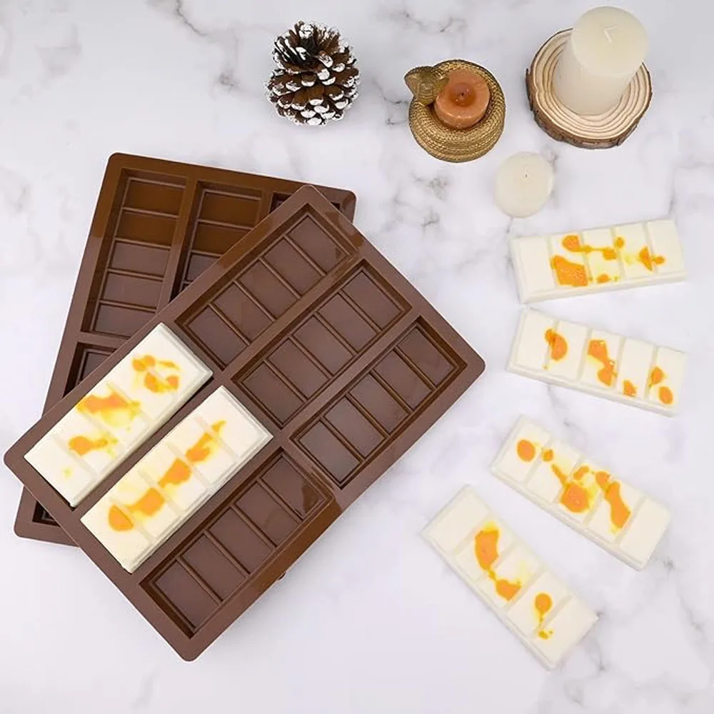 Chocolate Candy Bar Silicone Mold Rectangle Break Apart Protein Engery Mould Wax Melt Fat Bomb Snack Kitchen Accessories Tools
Chocolate Candy Bar Silicone Mold Rectangle Break Apart Protein Engery Mould Wax Melt Fat Bomb Snack Kitchen Accessories Tools
