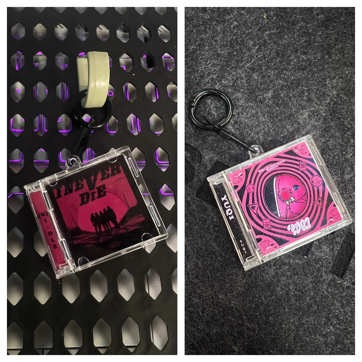 KR Pop (G)I-DLE YUQI MINI Music CD NFC Keychain Play Songs I NEVER DIE Album YUQ1 Key ring Cosplay Pendant Acrylic Necklace Gift
KR Pop (G)I-DLE YUQI MINI Music CD NFC Keychain Play Songs I NEVER DIE Album YUQ1 Key ring Cosplay Pendant Acrylic Necklace Gift