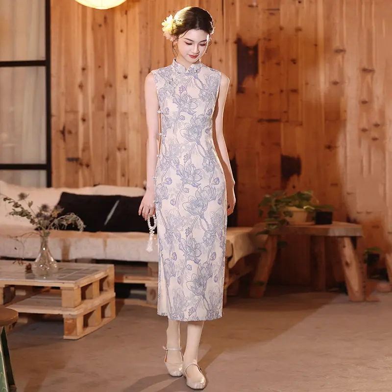 New Chinese Traditional Daily Long Style Improved Qipao 2026 Young Women's Summer Qipao
New Chinese Traditional Daily Long Style Improved Qipao 2026 Young Women's Summer Qipao
