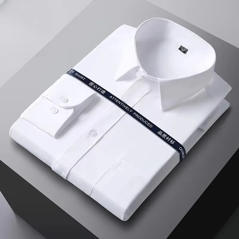 Plus S-5XL Men's Long Sleeve Shirt Long Sleeve Casual Business Plain Solid Color Professional Social Blue White Male Clothing
Plus S-5XL Men's Long Sleeve Shirt Long Sleeve Casual Business Plain Solid Color Professional Social Blue White Male Clothing