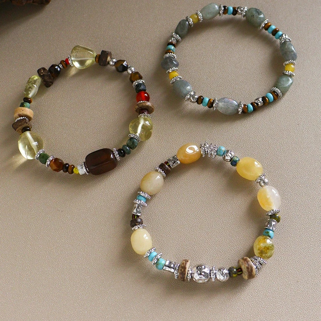 Retro Fashion Exquisite Temperament, Versatile Bohemian Style Beaded Bracelets, Light Luxury High-end Elastic Hand Accessories
Retro Fashion Exquisite Temperament, Versatile Bohemian Style Beaded Bracelets, Light Luxury High-end Elastic Hand Accessories