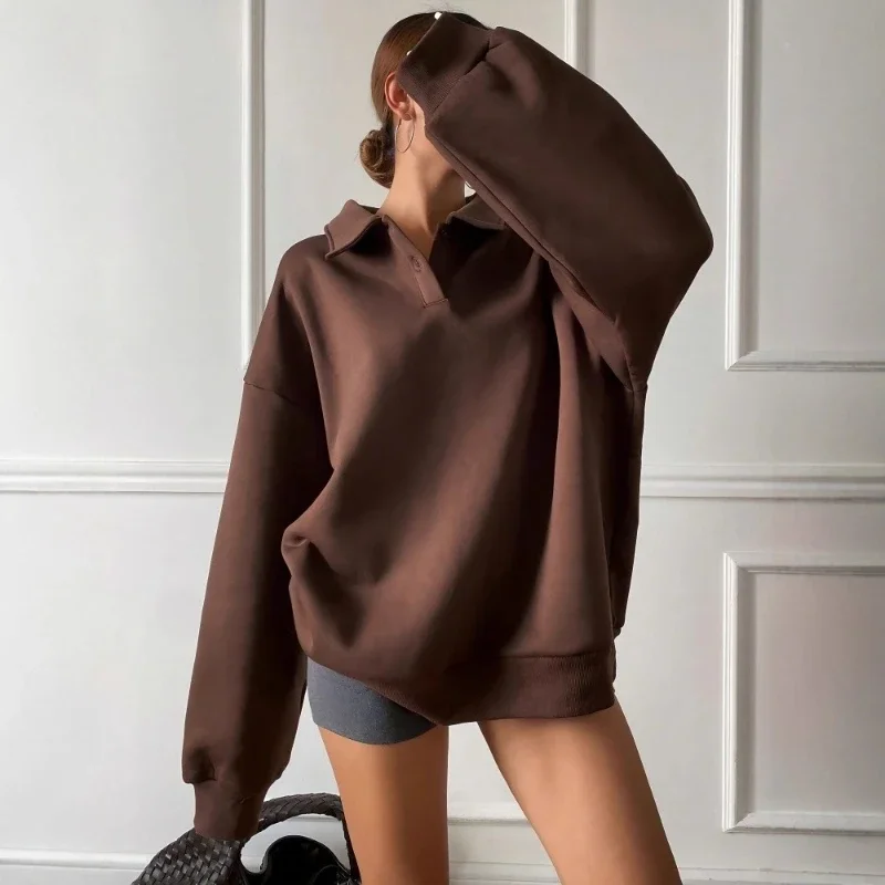 Сплошной цветной свитер, футболка с длинными рукавами, свободный точеный воздушный слой, короткий широкий тонкий бархатный теплый пригородный свитер
Сплошной цветной свитер, футболка с длинными рукавами, свободный точеный воздушный слой, короткий широкий тонкий бархатный теплый пригородный свитер