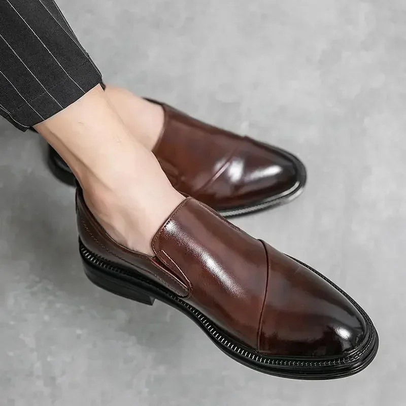 Autumn Party Business Formal Wear Suit Leather Shoes Men's Shoes Korean British Dress Shoes Casual Lace up Wedding
Autumn Party Business Formal Wear Suit Leather Shoes Men's Shoes Korean British Dress Shoes Casual Lace up Wedding