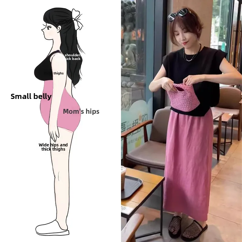Summer Outfit Pink Short Sleeve T-Shirt And Half-length Skirt Set Fashionable And Youthful Two-piece Ensemble for Women
Summer Outfit Pink Short Sleeve T-Shirt And Half-length Skirt Set Fashionable And Youthful Two-piece Ensemble for Women
