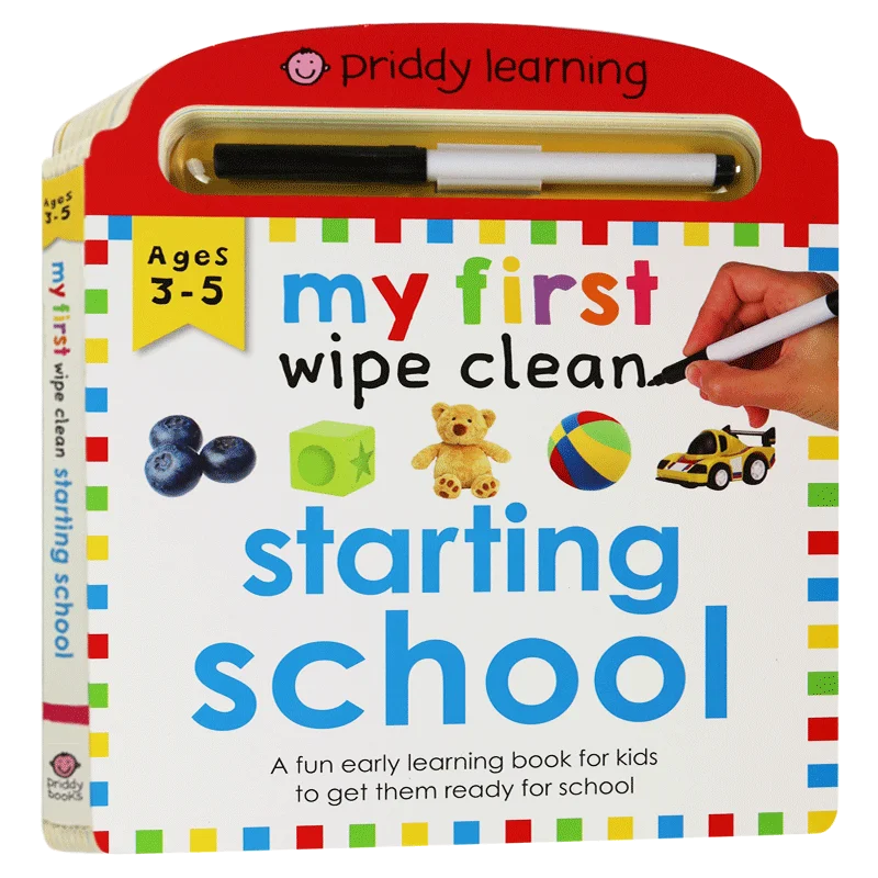 My First Wipe Clean Starting School, Roger Priddy, Children's books aged 3 4 5 6, English Word learning, 9780312529963
My First Wipe Clean Starting School, Roger Priddy, Children's books aged 3 4 5 6, English Word learning, 9780312529963