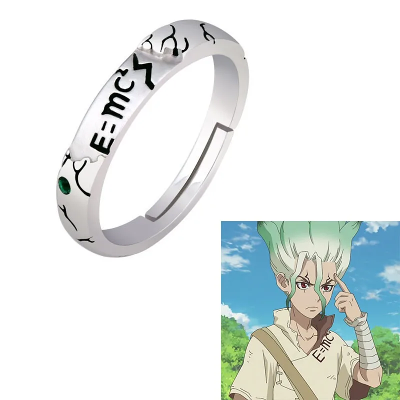 Dr.STONE Anime Peripheral Senku Ishigami Ring Cosplay Accessory Prop Adjustable Alloy Rings Cos Fans Collect Gifts
Dr.STONE Anime Peripheral Senku Ishigami Ring Cosplay Accessory Prop Adjustable Alloy Rings Cos Fans Collect Gifts