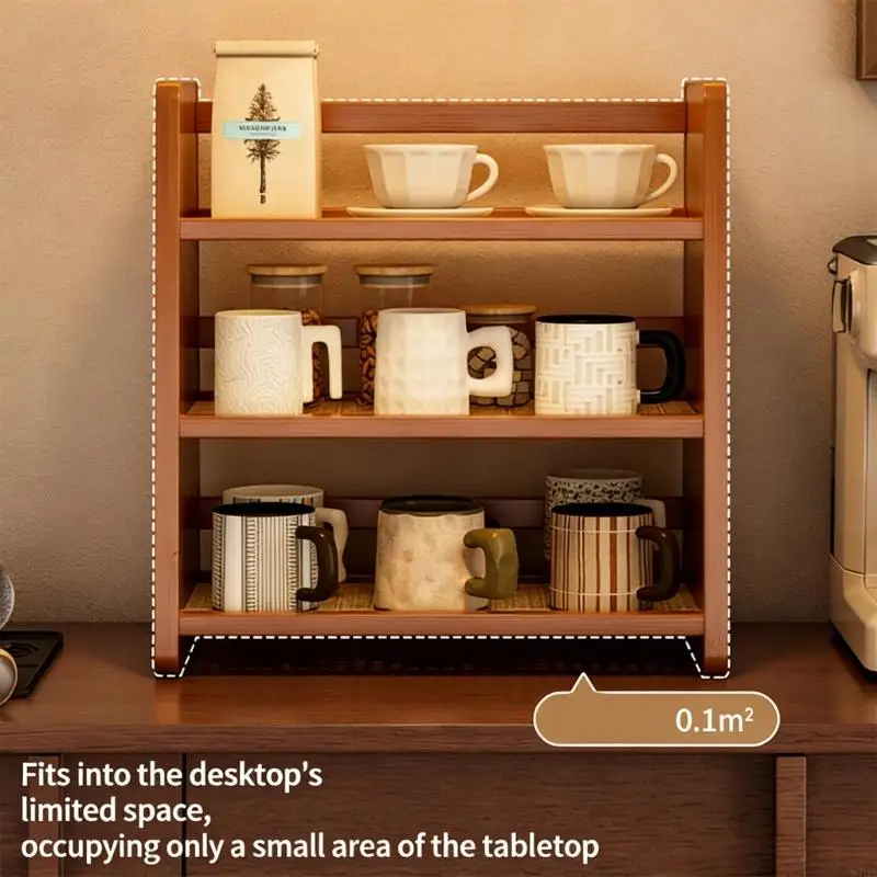 3 Tiers Desktop Coffee Station Easy To Move Countertop For Flexible Home And Office Storage 87HA
3 Tiers Desktop Coffee Station Easy To Move Countertop For Flexible Home And Office Storage 87HA