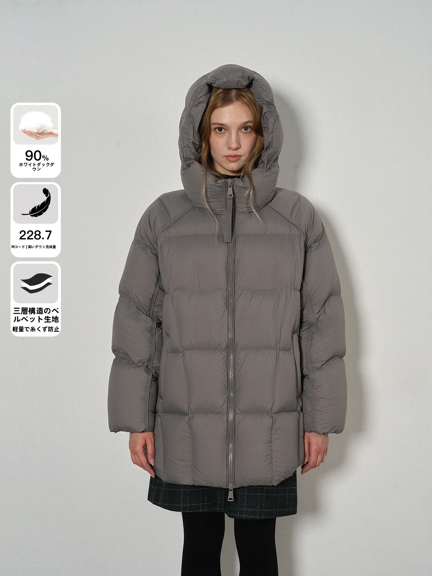 Женская удлиненная пуховая куртка Eylilac с капюшоном на молнии, утепленная, повседневная, с воротником-стойкой, наполнитель 90% белый пух
Женская удлиненная пуховая куртка Eylilac с капюшоном на молнии, утепленная, повседневная, с воротником-стойкой, наполнитель 90% белый пух