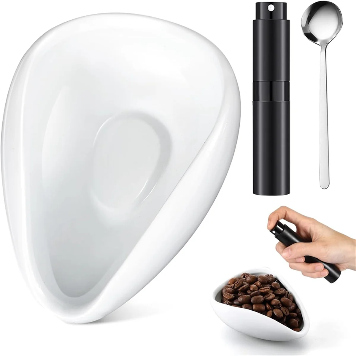 AD30-Dozing Cup для кофейных зерен, бутылка и ложка RDT, набор из 3 предметов, аксессуары для кофейни, керамические сосуды для дозирования, белые
AD30-Dozing Cup для кофейных зерен, бутылка и ложка RDT, набор из 3 предметов, аксессуары для кофейни, керамические сосуды для дозирования, белые