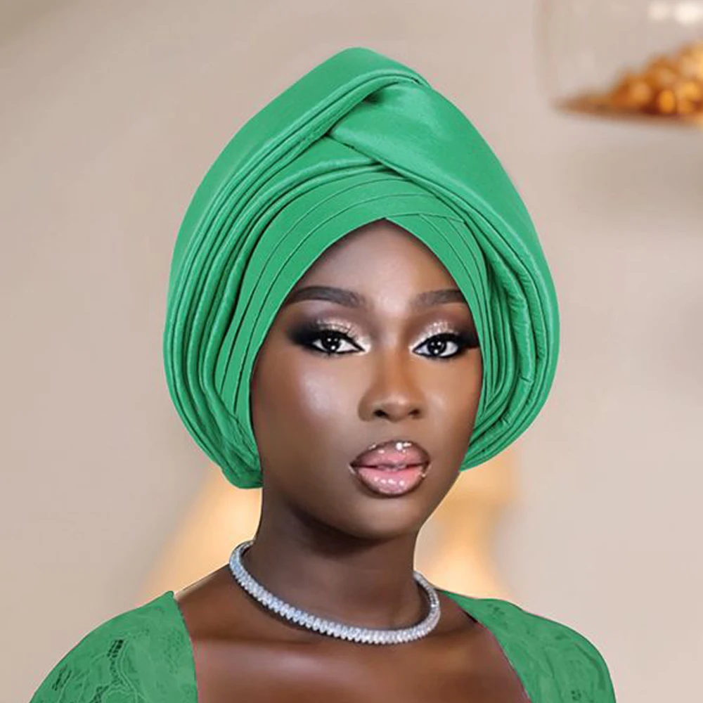 Already Made Turban Cap Women African Aso Oke Auto Gele Headtie Muslim Hijab Bonnet Hat Nigeria Wedding Party Headgear Head Wrap
Already Made Turban Cap Women African Aso Oke Auto Gele Headtie Muslim Hijab Bonnet Hat Nigeria Wedding Party Headgear Head Wrap