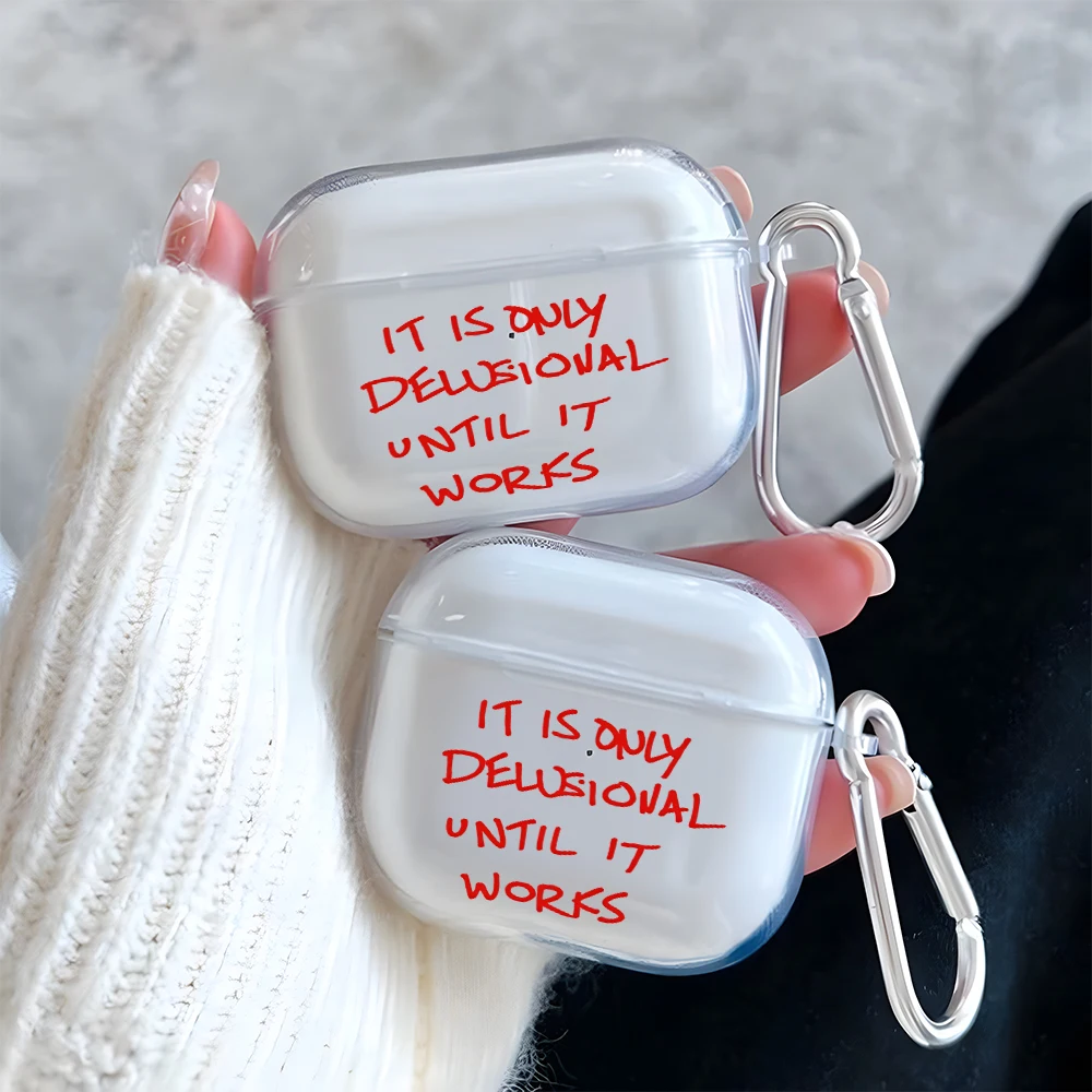 Red Art Text Pattern Clear Earphone Case for AirPods Pro 3/Pro 2/Pro Earbuds Case For AirPods 4/3/2/1 TPU Protective Cover
Red Art Text Pattern Clear Earphone Case for AirPods Pro 3/Pro 2/Pro Earbuds Case For AirPods 4/3/2/1 TPU Protective Cover