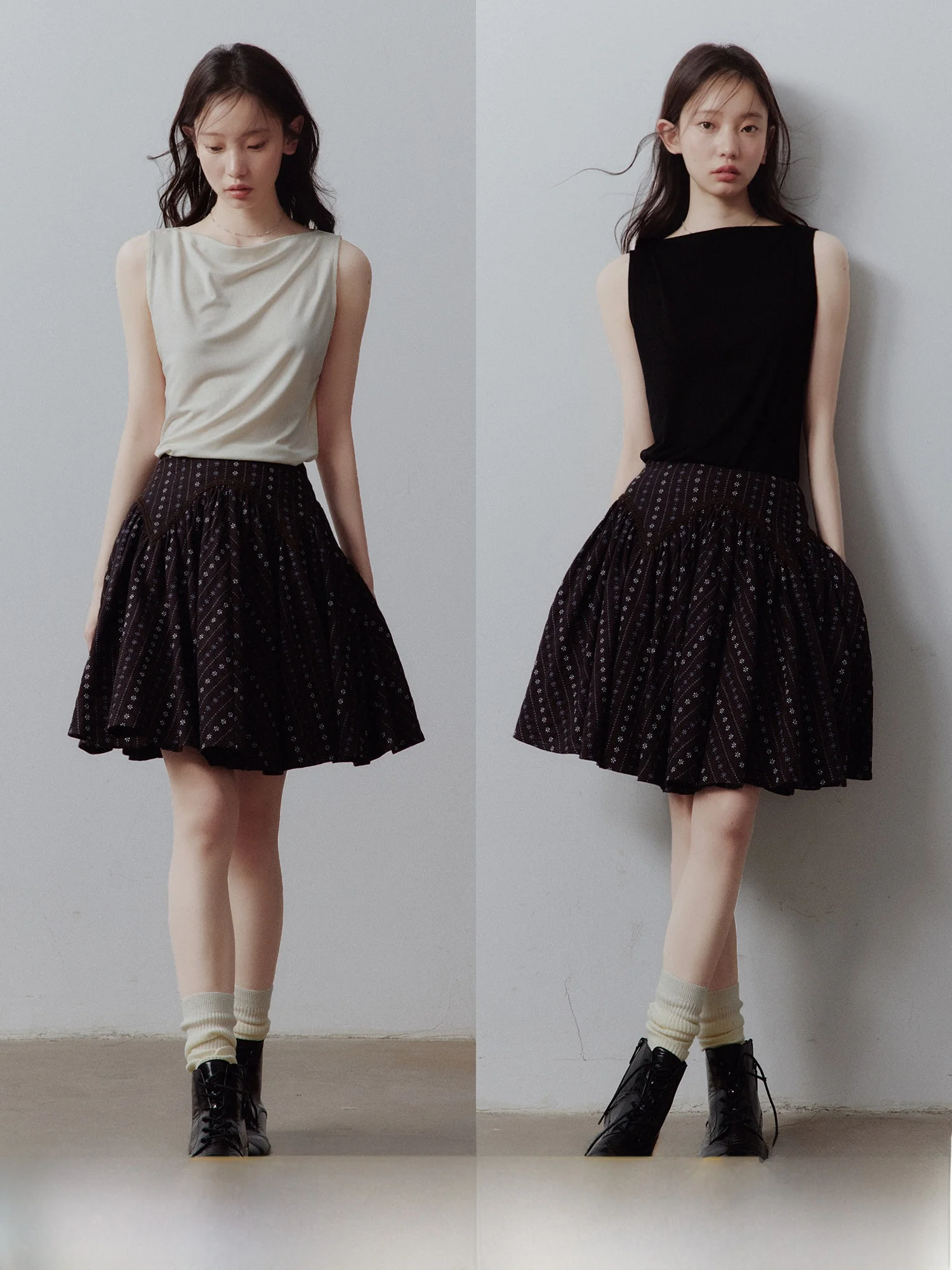 Fussed Heavyweight Cotton Floral A-Line Midi Skirt Vintage Hierarchical Design Embroidered Detailing Girls Spring Summer Skirt
Fussed Heavyweight Cotton Floral A-Line Midi Skirt Vintage Hierarchical Design Embroidered Detailing Girls Spring Summer Skirt
