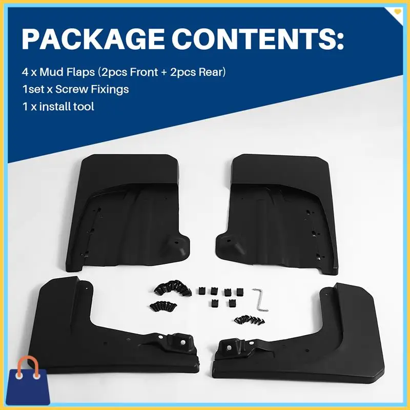 Efficient Front Rear Mudguards Car Durable Fender Mud Flaps Splash Guards For GWM Haval Wey Tank 300 2022 2023 Off-Road Version
Efficient Front Rear Mudguards Car Durable Fender Mud Flaps Splash Guards For GWM Haval Wey Tank 300 2022 2023 Off-Road Version