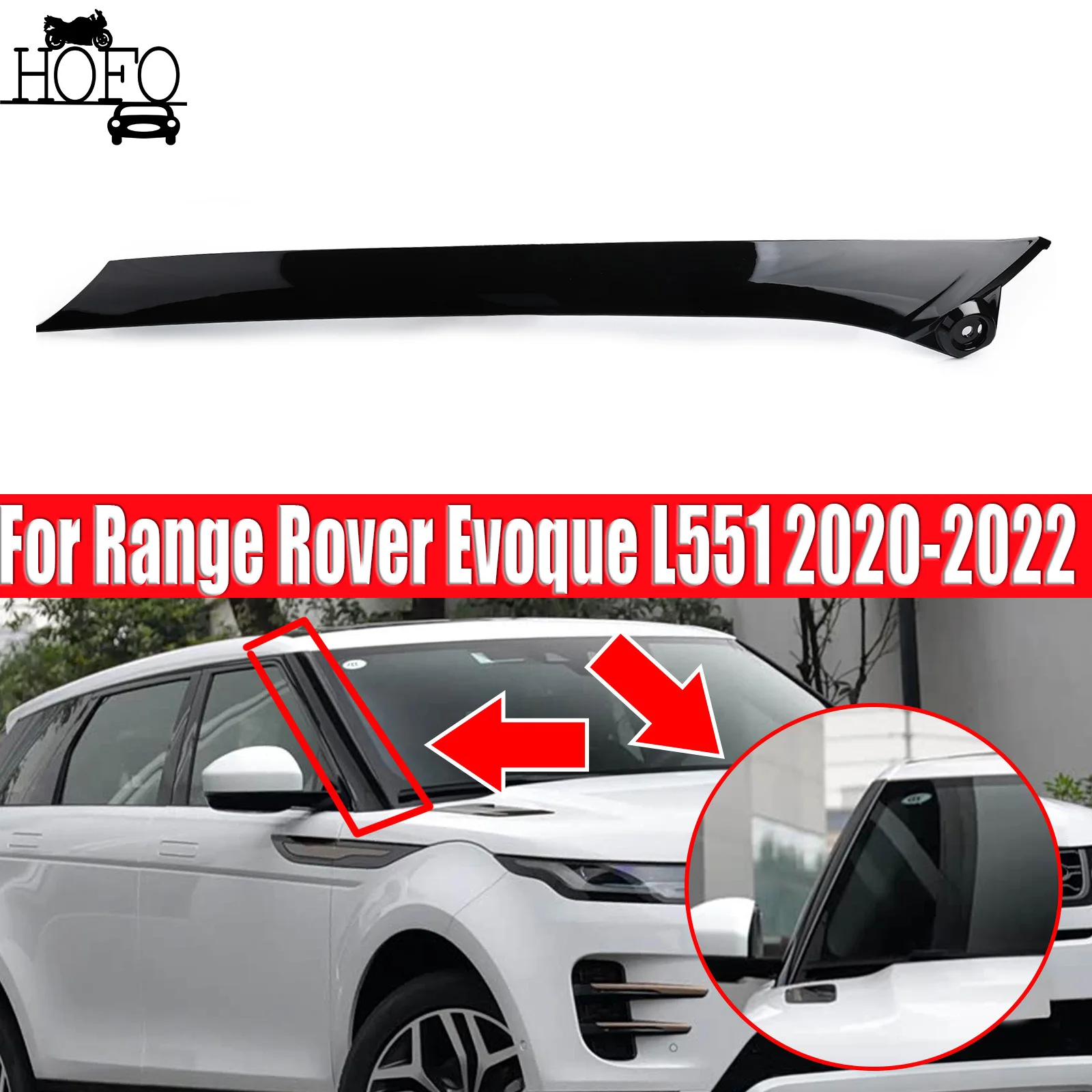 Window A pillar Moulding Trim Panel For Range Rover Evoque L551 2020-2022
Window A pillar Moulding Trim Panel For Range Rover Evoque L551 2020-2022
