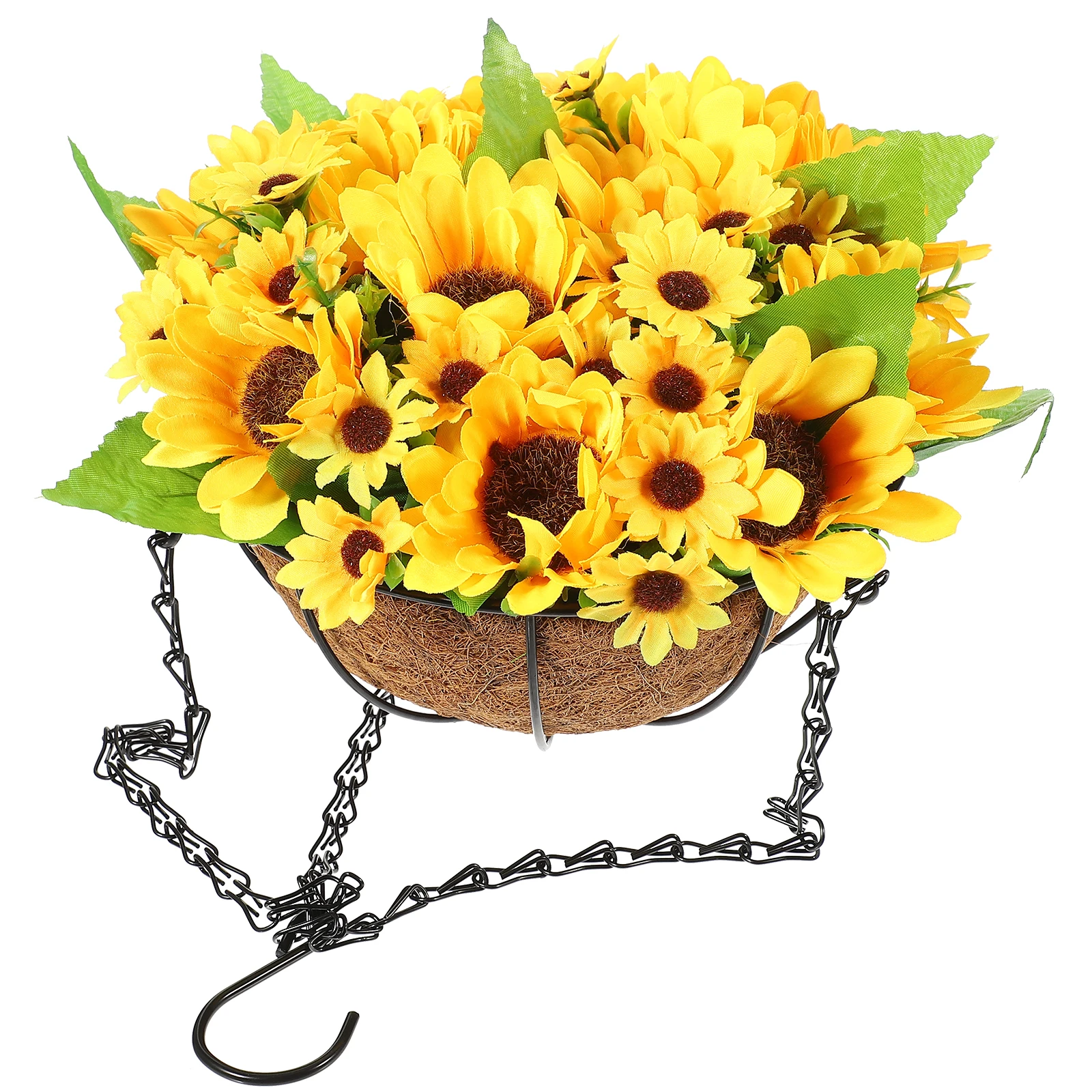 Artificial Sunflower Basket DurableFlower Home Office Garden Decor Faux Artificial Hanging Plants Outdoors Plants Long Lasting
Artificial Sunflower Basket DurableFlower Home Office Garden Decor Faux Artificial Hanging Plants Outdoors Plants Long Lasting
